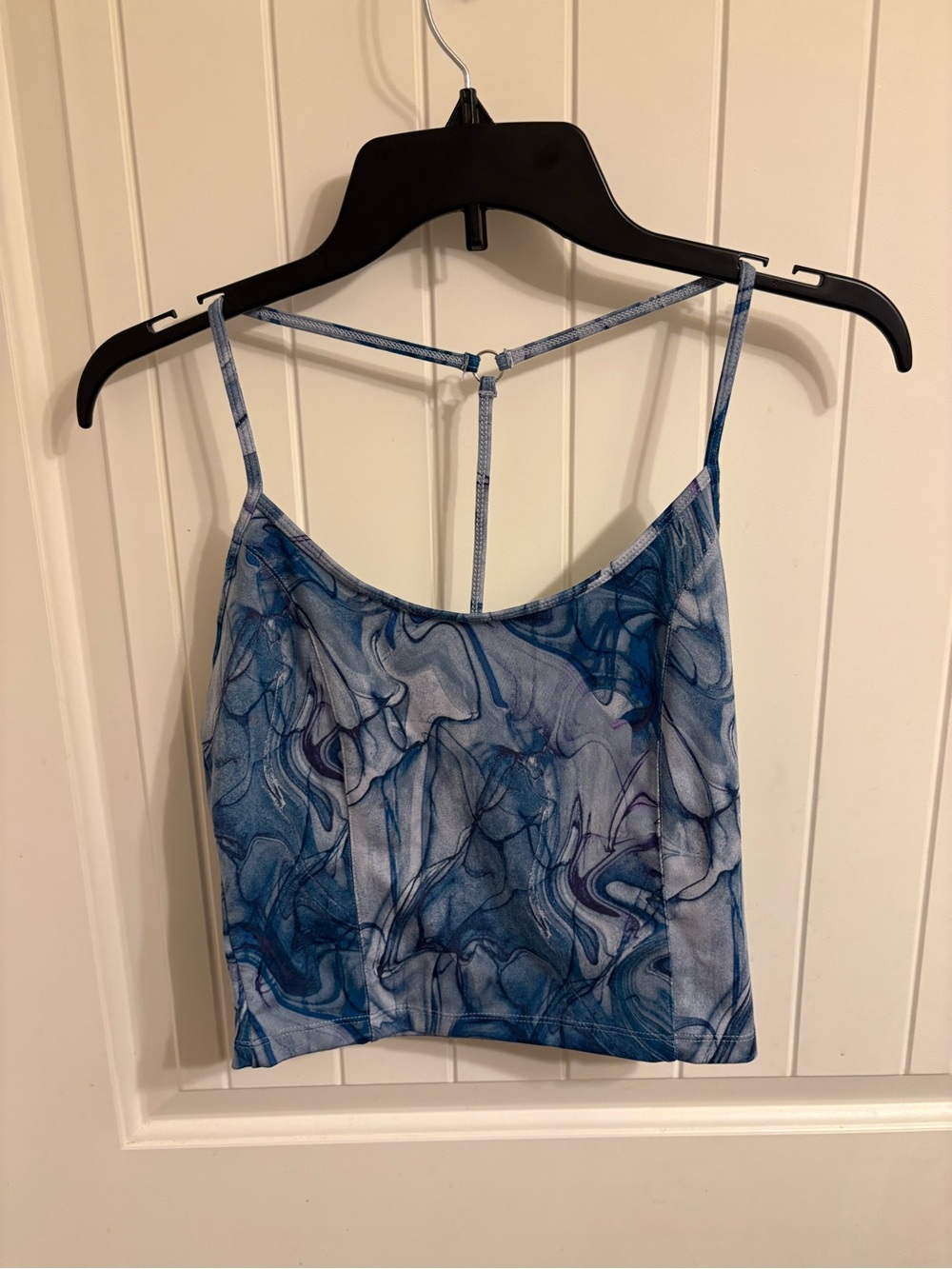 Victoria's Secret Blue Marble Print Camisole